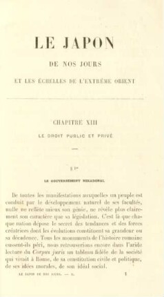 Chapitre XIII. Le droit public et privé