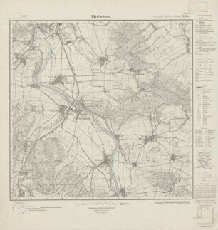 3922 (alte Nr.: 2154) Kirchohsen, Meßtischblatt (4cm - Karte)