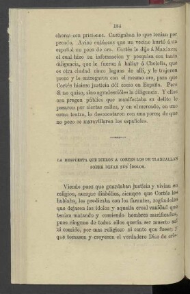 La Respuesta Que Dieron A Cortes Los Tlaxcallan Sobre Dejar Sus Ídolos