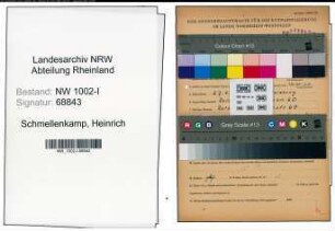 Entnazifizierung Heinrich Schmellenkamp , geb. 27.04.1907 (Ingenieur)