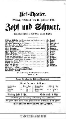 Zopf und Schwert