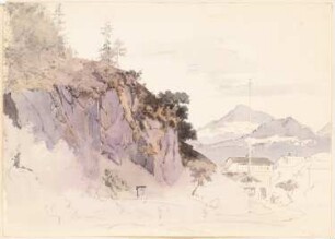 Gebirgslandschaft: Perspektivische Ansicht