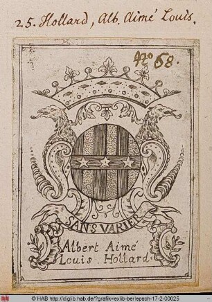 Wappen des Albert Aimé Louis Hollard