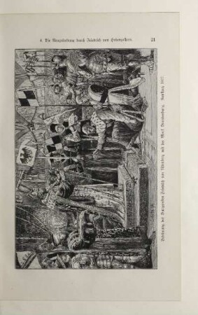 Belehnung des Burggrafen Friedrich von Nürnberg mit der Mark Brandenburg. Konstanz 1417