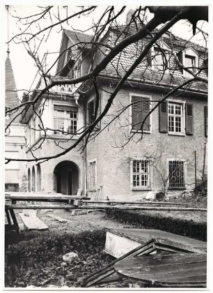 Wohnhaus Dr. R., Heidelberg: Seitenansicht Wohnhaus vor dem Umbau
