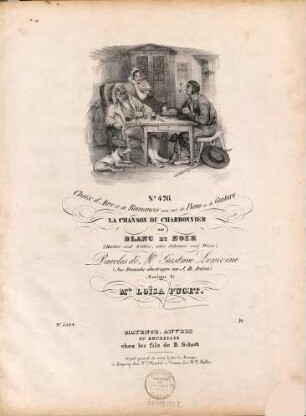 La chanson du charbonnier ou Blance et noir : = (Bäcker und Köhler, oder Schwarz und Weiss)