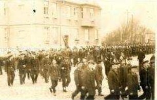 Demonstration während der Novemberrevolution in Wilhelmshaven