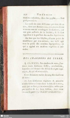 Des charbons de terre
