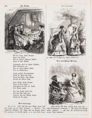 "Die Nacht" "Viel verlangt" "Die aufrichtige Wittwe"