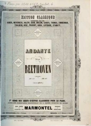 Andante : Op. 35 [vielm.: WoO 57]