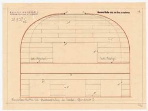 Konzerthaus, Beuthen Umbau: Querschnitt
