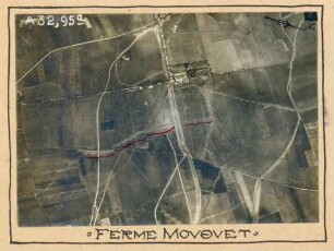 Foto des Geländes bei Ferme du Mouquet (Luftbild)