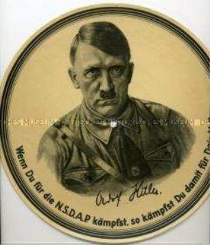 Schallplatte mit Rede Adolf Hitlers