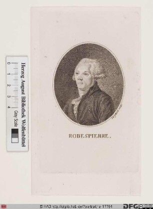 Bildnis Maximilien (-François-Marie-Isidore-Joseph) Robespierre