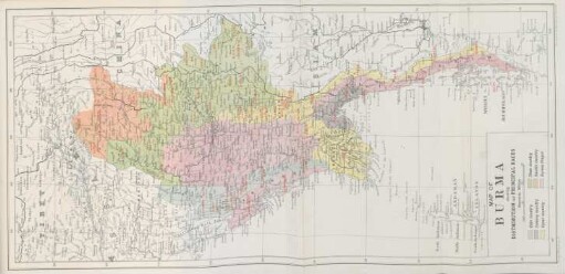 Map of Burma ...