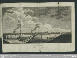 London nach dem Panorama gezeichnet