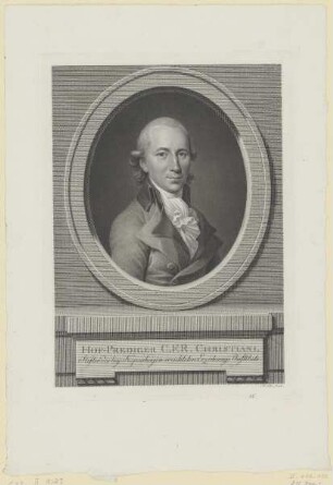 Bildnis des C. F. R. Christiani