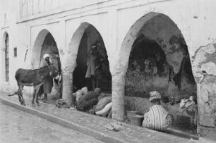 Reisefotos Algerien. Algier. Arkade in der Altstadt