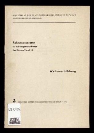 Wehrausbildung