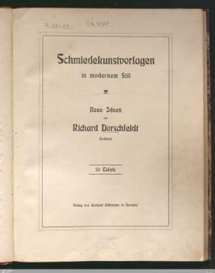 Schmiedekunstvorlagen in modernem Stil