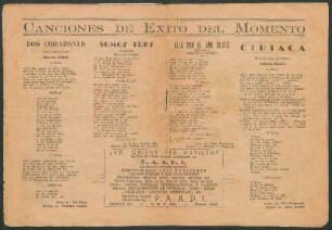 Somos tres : Corrido