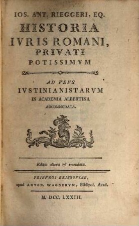 Historia Iuris Romani
