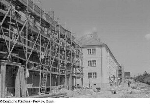 Blick auf die Baustelle