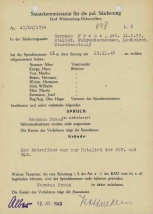 Frauz, Hermann