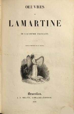 Oeuvres de Lamartine