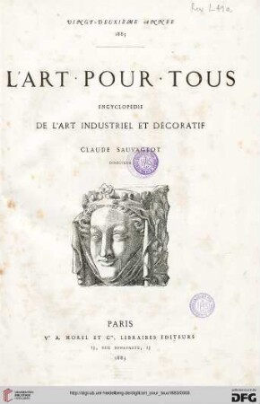 22: L' art pour tous: encyclopédie de l'art industriel et décoratif