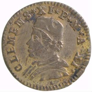 Münze, 2 Baiocchi, 1711