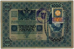Geldschein, 1.000 Kronen (Österreich), 1919?