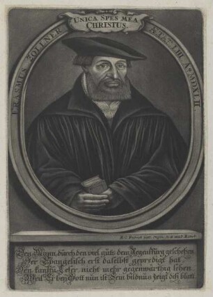 Bildnis des Erasmus Zollner