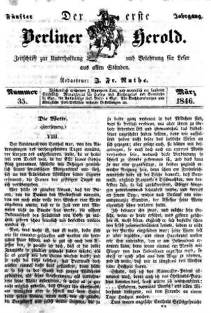 Nummer 35, März 1846