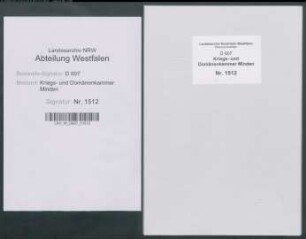 Abbruch des Stemmer Wartturms bei Minden und Verwertung der Steine zum Bau einer Windmühle. Errichtung einer Kommissionsstube auf dem Rathaus. - Band 2 -
