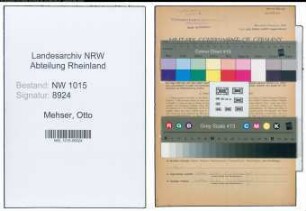 Entnazifizierung Otto Mehser , geb. 24.03.1884 (Montagemeister)