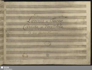 Lavinia a Turno - Mus.3480-J-5,4 : S, orch