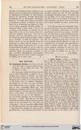 Verschiedenes / Inserate