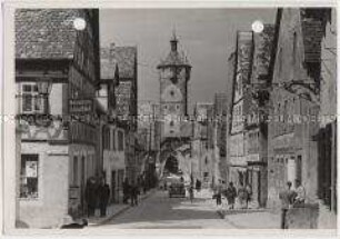Rothenburg ob der Tauber, Klingengasse und Klingentor