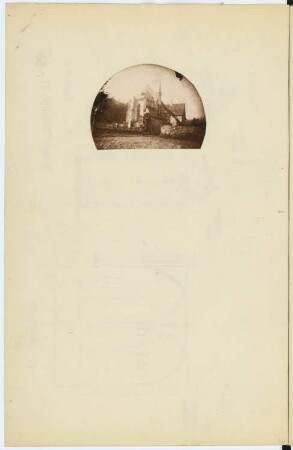 St. Bartholomäuskirche, Namedy: Ansicht (aus: Skizzen- und Fotoalbum 2)