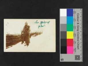 Feldpostkarte, auf der Vorderseite "Der Photograph selber"