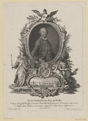 Bildnis des Erich Christoph Liber Baro de Plotho