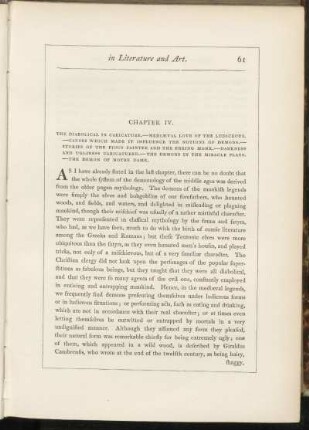Chapter IV. The diabolical in caricature.