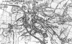 Großpostwitz. Meßtischblatt, Sekt. Bautzen, Nr. 4852