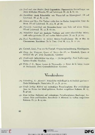 Verschiedenes (Nr. 489-491)