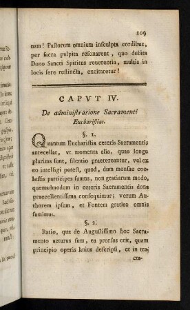 109-146, Caput IV.