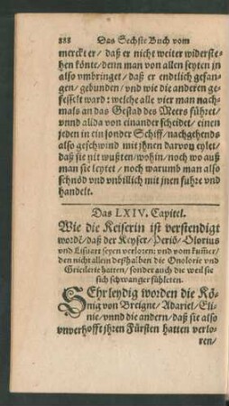 Das LXIV. Capitel.