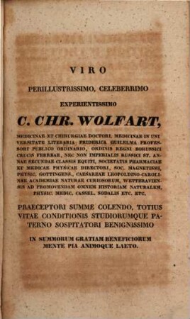 Cholera Indica affectorum historiae quinque notatu dignae : dissertatio inauguralis medico-therapeutica