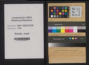 Entnazifizierung Josef Bartels , geb. 10.01.1902 (Angestellter)