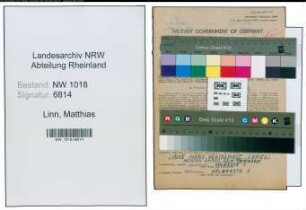 Entnazifizierung Matthias Linn , geb. 12.09.1895 (Arbeiter)